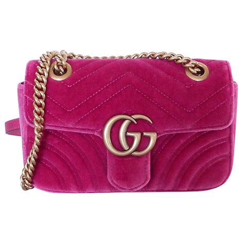 gucci marmont pink velvet bag|gucci marmont price increase.